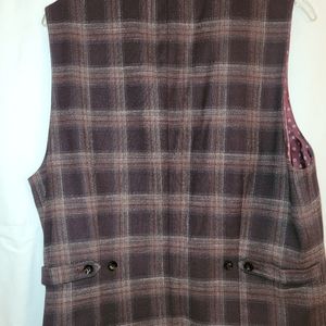 Murano plaid vest.